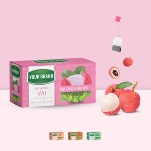 Sachets de thé vert biologique de qualité supérieure, étiquette personnalisée, sachets de thé aux fruits en forme de pyramide, emballage personnalisé en boîte - Product Image 5