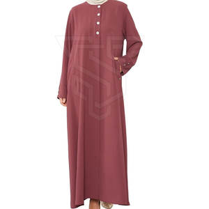 Vente en gros, nouvelle abaya élégante, tenue décontractée, robe islamique, vêtements pour femmes musulmanes, taille personnalisée, abaya - Product Image 1