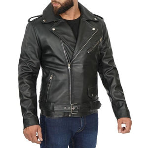 Nueva chaqueta informal de otoño e invierno, chaqueta de cuero para motocicleta, chaquetas de cuero personalizadas ajustadas, forro de talla XS con bolsillos interiores - Product Image 3