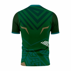 Camiseta de Béisbol Personalizada Sublimada, Transpirable, Talla Grande para Hombre, con Cuello en V y 2 Botones - Product Image 2