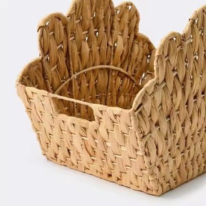 Cesta de Almacenamiento con Encanto Costero, Diseño Flexible de Concha de Vieira y Jacinto de Agua, Hecho con Precisión en Vietnam, Organización y Orden para el Hogar - Product Image 2