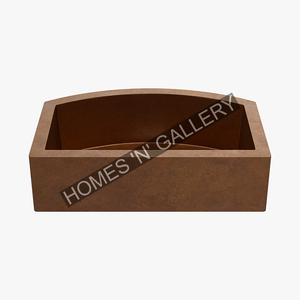 Pure Copper Affordable Hand Hammered New Arrival <b>Kitchen</b> <b>Sink</b> Farmhouse <b>Sink</b> Handmade <b>Sink</b> Manufacturer Supplier Wholesaler - Product Image 4