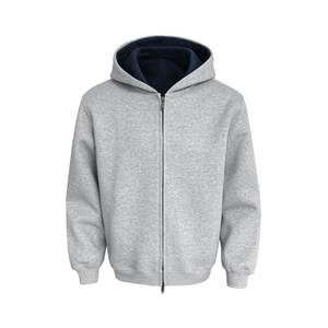 Sudadera con Capucha de Invierno con Logotipo Personalizado, Sudadera Lisa Teñida, Holgada, Unisex, Gruesa, para Hombre, al por Mayor - Product Image 1