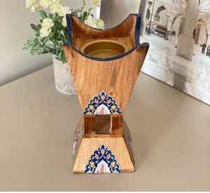 ที่ใส่ธูปไม้ที่สร้างสรรค์ทันสมัยที่มีคุณภาพสูงขายส่งที่ดักเถ้ากลิ่นหอมในบ้านสำหรับตกแต่งบ้านทำสมาธิตั้งโต๊ะ - Product Image 2