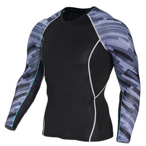 Top Trending Winter Rash Guard for Men Long Sleeve MMA Rush Guard With Custom Logo Compression Feature <b>Maximizing</b> Wear - Product Image 5