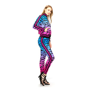 2023 nouveau Style haute qualité femmes Polyester survêtement prix de gros sublimé Logo et Design vêtements de sport pour l'hiver - Product Image 2