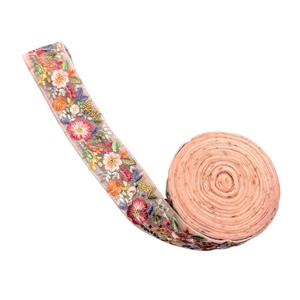 Cintas de encaje de diseñador de alta calidad bordadas 2025, encaje con cuentas para el cuello del vestido a precio mayorista para exportar desde la India - Product Image 1