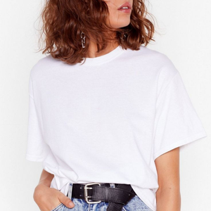 Camisetas Personalizadas de Algodón 100% Suave para Mujer, de Alta Calidad, con Estampado de Logotipo, Transpirables, de Franela, Anti-Pilling, Casuales, con Cierre - Product Image 3