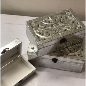 Lot de 3 boîtes à bijoux de différentes tailles, argenterie, boîtes et présentoirs à bijoux en aluminium, meilleur prix, solutions de rangement élégantes - Product Image 5