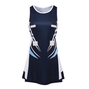 Vestido de Netball para Mujer con Logotipo Impreso en la Parte Delantera, Elástico en 4 Direcciones, Absorbe la Humedad, Transpirable, Calidad Premium, Servicio OEM, Personalizable - Product Image 1
