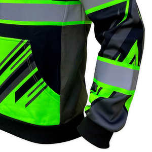 Veste de sécurité réfléchissante à haute visibilité, nouvelle conception, personnalisée, pour les travailleurs - Product Image 4