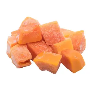 Top selling frozen papaya for food beverage dessert ice cream at affordable price