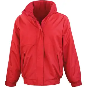 Jaket salju hangat dibuat dengan bahan berkualitas Premium dengan Logo kustom dan desain jaket polos kasual untuk pria 2024