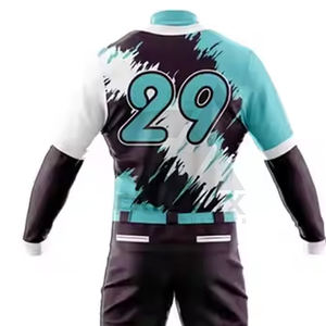 Uniforme de Béisbol Transpirable de Alta Calidad, Ligero, 100% Poliéster, Diseño Personalizable con Cuello en V para Hombres Adultos - Product Image 5