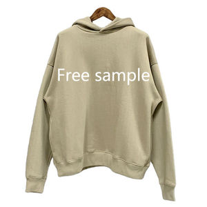 Sudaderas con capucha y hombros caídos de gran tamaño de algodón grueso para hombre en blanco con logotipo personalizado, ropa de calle de diseñador, sudaderas con capucha de talla grande - Product Image 5