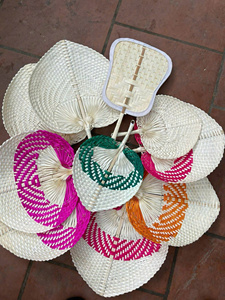 [MEILLEURES VENTES] |   Ventilateur à main en feuilles de palmier tressées – Fournitures |   Ventilateur portable pour mariage, fête, Vietnam - Product Image 6