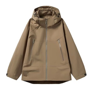 <b>Men</b> Lightweight Windbreaker <b>Jacket</b> Waterproof Hooded Zip Up Sporty Outerwear Wind Resistant Coat for Running Hiking or <b>Travel</b> - Product Image 3