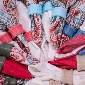 Ronds de serviette, ronds de serviette en rotin, ronds de serviette en osier, décor de table - Product Image 3