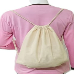 Mochila con Cordón de Algodón Ecológico Impermeable Personalizada, Forro de Algodón Orgánico, Estilo Moderno, Respaldo con Curva Fisiológica para - Product Image 3