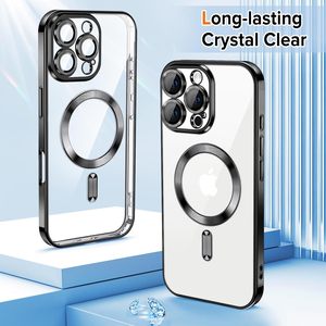 Custodia trasparente con anello magnetico con Design Premium cromato con protezione per Iphone 16 Pro Max - Product Image 4
