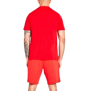 Ensemble deux pièces vintage pour hommes, respirant, 100 % coton, coupe oversize, avec logo personnalisé, haute qualité, style streetwear été 2026 - Product Image 2