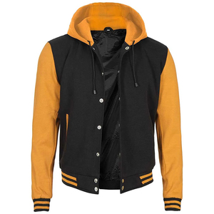 Veste universitaire de baseball unisexe pour hommes, manches brodées personnalisées de meilleure qualité, style rue haute, hiver 2025 - Product Image 1