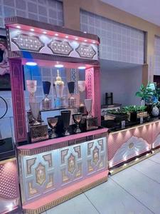 Comptoir de restauration de mariage SS en acier inoxydable de qualité supérieure, roi élégant et durable - Product Image 5