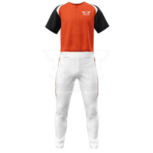 Bajo MOQ Ropa deportiva Uniforme de béisbol cómodo Tamaño personalizado Ropa juvenil Uniforme de béisbol - Product Image 1