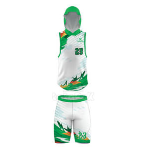 Tenue de sport 7V7 en polyester écologique, respirante, couleur personnalisable, légère, flux d'air structuré, athlétique - Product Image 4