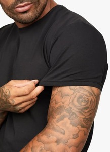 Ensemble court tricoté pour hommes grandes tailles, style urbain respirant, boutonné, deux pièces imprimé, été - Product Image 5