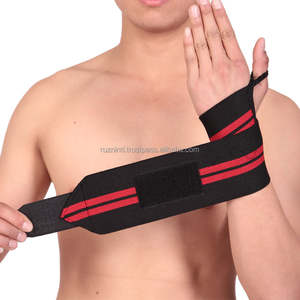 Bandes de poignet élastiques de compression légères et résistantes, antidérapantes, pour la musculation, le fitness, l'entraînement, le soutien réglable, l'entraînement - Product Image 1