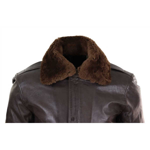 Best Quality Men's Genuine Leather Jacket Winter Bomber Motorcycle 100% Sheepskin Fur Leather Jacket Men's Pilot Bomber