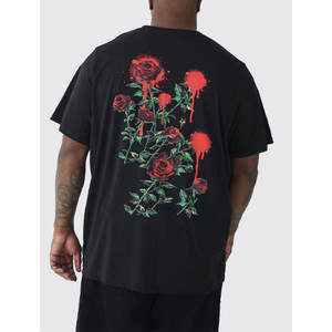 Camiseta Ligera Estampada para Hombre de Alta Calidad OEM, 100% Algodón, Transpirable, Antiarrugas, Informal - Product Image 6