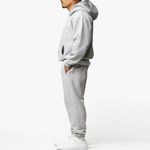 Offre Spéciale Logo personnalisé survêtement 100% coton unisexe survêtement Colorblock sweat survêtement survêtement ensemble - Product Image 4