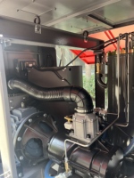 Compresseur d'air diesel portable personnalisable avec remorque à 2 roues et barre de remorquage, compresseur à vis mobile pour l'exploitation minière et la construction