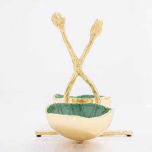 Support à chocolat enduit d'émail argenté avec support à chocolat à surface lourde pour servir du chocolat et dessert article de cuisine de table - Product Image 5