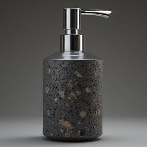 Distributeur de savon moderne de luxe en métal de haute qualité, écologique, durable et personnalisable pour les espaces de salle de bain et de cuisine contemporains - Product Image 3