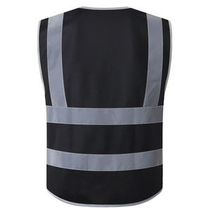 เสื้อกั๊กสะท้อนแสงสะท้อนแสงสะท้อนแสงสะท้อนแสงสะท้อนแสงสำหรับผู้ชายเสื้อกั๊กสำหรับใส่ทำงานกลางแจ้งมีกระเป๋านิรภัย - Product Image 2