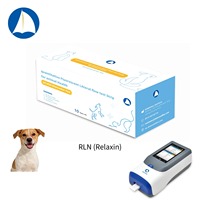 En vente Test rapide fluorescent de plasma hormonal de détecteur précoce de gestation canine (relaxine) 0-50 ng/ml Kit de test de grossesse