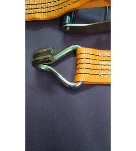 Sangle à cliquet réglable haute résistance avec boucle à came en J, résistance à la rupture de 1000 kg, polyester durable, attache de cargaison sécurisée, lourde - Product Image 2