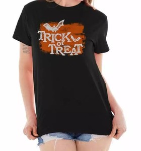 Camiseta de miedo Camiseta de disfraz Camisa espeluznante Trick Treat Ropa Lavado especial 100% Camisetas transpirables de algodón 2017 - Product Image 3