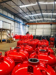 Cylindre de système d'extinction d'incendie de 83 litres (182,92 lb) FM-200 (HFC-227ea) Novec 1230 (FK-5-1-12) | 42 bars TPED Pi certifié CE - Product Image 6