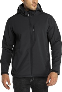 Veste homme personnalisée, imperméable, coupe-vent, vêtement d'extérieur, veste de pluie respirante, veste de couleur unie - Product Image 2