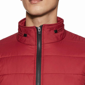 Vestes d'hiver de rue en Nylon, vestes d'hiver de couleur rouge, vente en gros de vêtements d'hiver pour adultes - Product Image 4