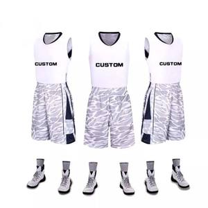 Meilleur prix, design de logo personnalisé, maillot de basket respirant à séchage rapide, numéros, ensembles d'uniformes de basket pour hommes, 100% polyester - Product Image 6