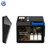 Terminal de point de vente Android ZCS avec imprimante thermique 58 mm, NFC, écran tactile - Système de point de vente mobile pour restaurant, commerce de détail, station-service