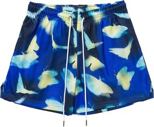 Short de basket-ball artistique pour homme Short de course athlétique décontracté Cool Streetwear Short de créateur avec cordon de serrage Vêtements de sport - Product Image 5