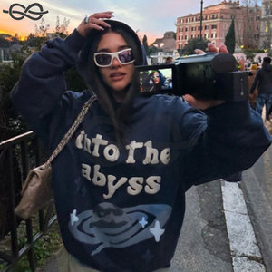 Custom Cut and Sew High Quality Oversized 500 Gsm Waffle French Terry 100% Cotton Digital Printing Boxy Fit Hoodie - Product Image 6