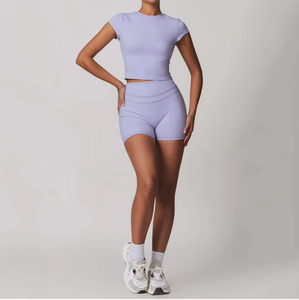 Pantalon taille haute Gym Fitness Set Femmes Active Wear Pilates Yoga Vêtements - Product Image 5