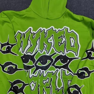 เสื้อสวมหัวมีฮู้ดพิมพ์ลายสำหรับผู้ชายเสื้อมีฮู้ดผ้าฝ้ายขนแกะไซส์ใหญ่พิเศษสำหรับผู้ชายและผู้หญิง - Product Image 2